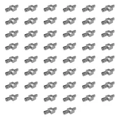 Akcesoria do ogrodzeń - Obejma pośrednia ocynkowana 4 x 6 cm - 50 szt. - miniaturka - grafika 1