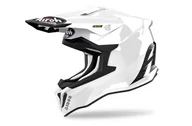 Kaski motocyklowe - AIROH Striker Color White GLOSS XXL - miniaturka - grafika 1