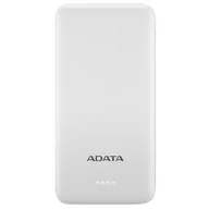 Powerbanki - Adata Power Bank AT10000 10000mAh 2A biały - miniaturka - grafika 1