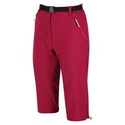 Spodnie damskie - Regatta Damskie Spodnie Trekkingowe 3/4 Xert Capri Light Purpurowy, Rozmiar: 48 - miniaturka - grafika 1