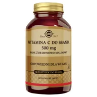 Przeziębienie i grypa - SOLGAR Witamina C do Ssania (Odporność) 500mg 90 Pastylek Żurawina-Malina - miniaturka - grafika 1