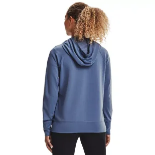 Bluza damska Under Armour Rival Terry Taped FZ Hoodie - Bluzy sportowe damskie - miniaturka - grafika 2
