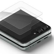 Szkła hartowane na telefon - Szkło hartowane RINGKE TG do Samsung Galaxy Z Flip 5 Przezroczysty (2szt.) - miniaturka - grafika 1