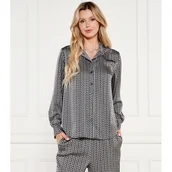 Koszule damskie - Michael Kors Satynowa koszula MK2000 Relaxed fit - miniaturka - grafika 1