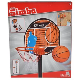 Simba, zestaw do gry w koszykówkę na statywie - Zabawki i gry sportowe - miniaturka - grafika 1