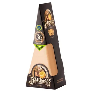Dziugas Gourmet Ser twardy dojrzewający 36 miesięcy 180 g - Szybkie dania obiadowe - miniaturka - grafika 1