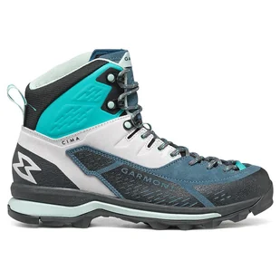 Buty trekkingowe wysokie damskie Garmont Cima Wp Wms Rozmiar butów (UE): 39,5 / Kolor: szary/niebieski - Buty trekkingowe damskie - miniaturka - grafika 1