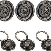 Zawiasy, okucia i inne akcesoria - Gałka meblowa z mosiądzu w stylu vintage, uchwyt do szuflady w stylu vintage, uchwyt meblowy w stylu vintage ze śrubą - miniaturka - grafika 1