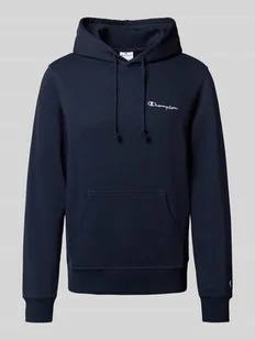 Bluza z kapturem z wyhaftowanym logo - Bluzy męskie - miniaturka - grafika 1