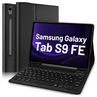Pozostałe akcesoria do telefonów - Etui z klawiaturą z miejscem na rysik do Samsung Galaxy Tab S9 FE 10.9" Alogy Keyboard Case Czarne - miniaturka - grafika 1