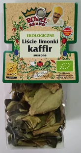 Royal Brand (aromaty) LIŚCIE LIMONKI KAFFIR SUSZONE BIO 15 g - - Przyprawy i zioła sypkie - miniaturka - grafika 1