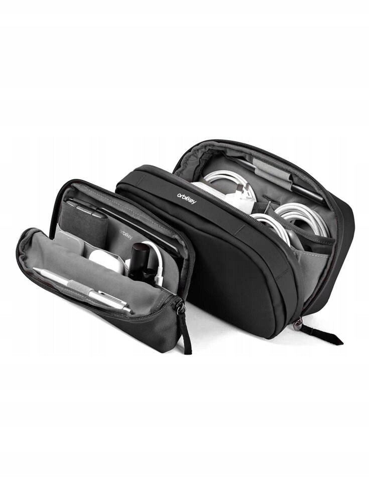 Orbitkey 2-in-1 Tech Pouch, black
