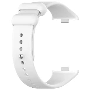 Pasek Silikonowy Mi Band 8 Pro / M8 Pro (12), WHITE / BIAŁY - Akcesoria do smartwatchy - miniaturka - grafika 1