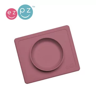 EZPZ Silikonowa miseczka z podkładką 2w1 Mini Bowl Mauve - Miseczki i talerzyki dla dzieci EZPZ Silikonowa miseczka z podkładką 2w1 Mini Bowl Mauve - Miseczki i talerzyki dla dzieci - miniaturka - grafika 1