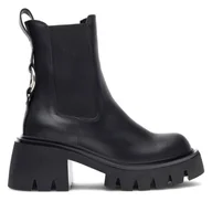 Botki damskie - Botki Badura 8108 Czarny - miniaturka - grafika 1