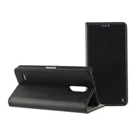 Etui i futerały do telefonów - Case Folio na telefon komórkowy Lg K11 KSIX Czarny - miniaturka - grafika 1