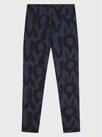 Legginsy - Tommy Hilfiger Legginsy KG0KG07123 M Granatowy Slim Fit - miniaturka - grafika 1
