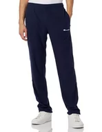 Spodnie sportowe męskie - Champion Legacy Micro Polar Fleece-Straight Hem Spodnie dresowe męskie, Blu Marittimo, M - miniaturka - grafika 1