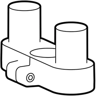 Ergotron Podwójny uchwyt boczny czarny 98-745-292 - Uchwyty do monitorów - miniaturka - grafika 1