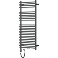 Grzejniki łazienkowe - Mexen Sol grzejnik elektryczny 1200 x 500 mm, 600 W, antracyt - W125-1200-500-2600-66 - miniaturka - grafika 1