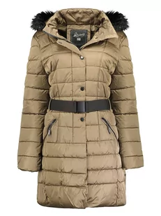 Geographical Norway Płaszcz pikowany "Anemone" w kolorze szarobrązowym - Kurtki damskie - miniaturka - grafika 1