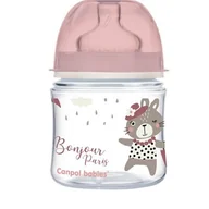 Butelki dla niemowląt - Helbo Butelka szeroka antykolkowa 120ml PP Easy Start Bonjour - miniaturka - grafika 1