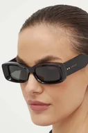 Okulary przeciwsłoneczne - Gucci okulary przeciwsłoneczne damskie kolor czarny GG1528S - miniaturka - grafika 1