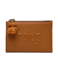 Etui na dokumenty i karty - Etui na karty kredytowe TOUS Brenda 2002106145 Brązowy - miniaturka - grafika 1