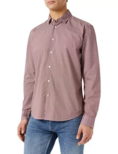 Koszule męskie - Sisley Koszula męska, Nadruk geometryczny Micro 66n, XXL - grafika 1