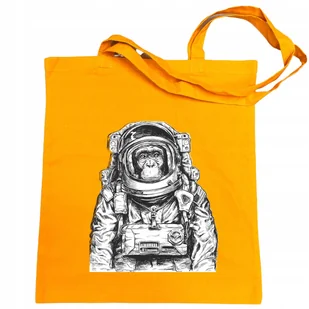 Torba na zakupy nadruk Małpa Astronauta - Torby i wózki na zakupy - miniaturka - grafika 1