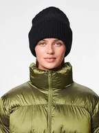 Czapki damskie - Pieces Czapka dzianinowa w kolorze czarnym - miniaturka - grafika 1