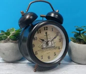 Zegary - Perfect Budzik PT500-1320-4 retro 9 cm podświetlenie cichy chód - miniaturka - grafika 1