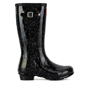 Kalosze Hunter JFT6075RGT Czarny - Buty dla dziewczynek - miniaturka - grafika 1