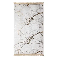 Dywany - Dywan drukowany Neva petra folia 60 x 100 cm biało-złoty - miniaturka - grafika 1