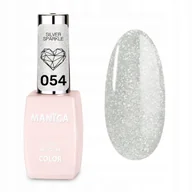 Lakiery hybrydowe - Manica, Lakier hybrydowy, Silver Sparkle 054, 10ml - miniaturka - grafika 1