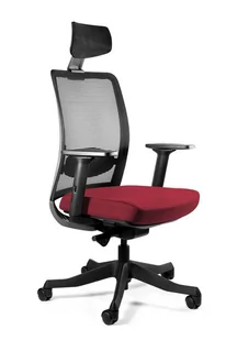 Fotel biurowy, krzesło biurowe Fotel biurowy, ergonomiczny, Anggun, deepred, czarny - Fotele i krzesła biurowe - miniaturka - grafika 1