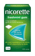Rzucanie palenia - McNeil Nicorette Freshmint Gum 2mg 105 szt. - miniaturka - grafika 1