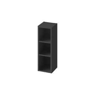 Szafka łazienkowa górna do stelaża WC otwarta Cersanit Larga 20 cm antracyt S164-041 - Szafki łazienkowe - miniaturka - grafika 1