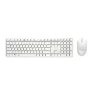 DELL KM5221W klawiatura Dołączona myszka RF Wireless QWERTZ Czeski, Słowacki Biały - Zestawy myszka + klawiatura - miniaturka - grafika 1