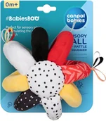 Zabawki sensoryczne - Canpol Piłka Sensoryczna Z Grzechotką I Piszczkiem 0m+ - miniaturka - grafika 1