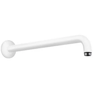 Hansgrohe ramię prysznicowe 38,9 cm ścienne biały mat 27413700 - Akcesoria do armatury i ceramiki - miniaturka - grafika 1
