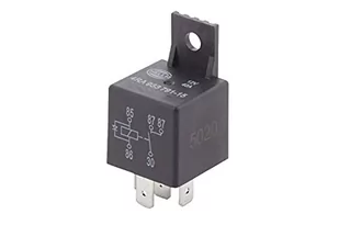 HELLA 4RA 933 791-151 Przekaźnik, prąd pracy - 12V - 5- biegunowy - Zestyk zwierny - z łącznikiem/z diodą gaszącą/zabezpieczającą - Akcesoria do układu elektrycznego - miniaturka - grafika 1