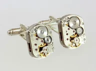 Spinki do mankietów i krawatów - Spinki do mankietów - SQUARES II - miniaturka - grafika 1