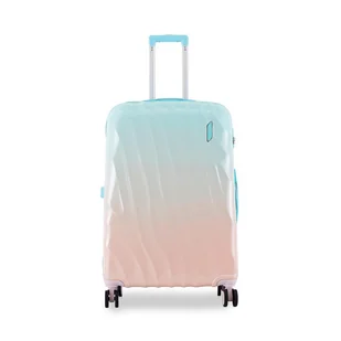 Walizka duża Semi Line T5649-3 Niebieski - Walizki - miniaturka - grafika 1