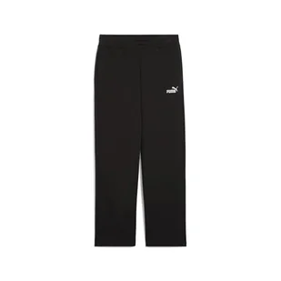 ESS Small No. 1 Logo Comfort Straight Pants TR op PUMA Black - Spodnie rowerowe - miniaturka - grafika 1