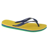 Klapki i japonki damskie - Japonki Havaianas Brasil 4140715-2197 niebieskie - miniaturka - grafika 1