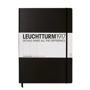 Leuchtturm, Notes Master Classic, 233 strony, kropki, czarny - Notesy i bloczki - miniaturka - grafika 1