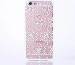 Etui na telefon komórkowy Mandala do Samsung Galaxy S6 Etui ochronne z motywem płatków Pokrowiec Bumper Biały - Etui i futerały do telefonów - miniaturka - grafika 1