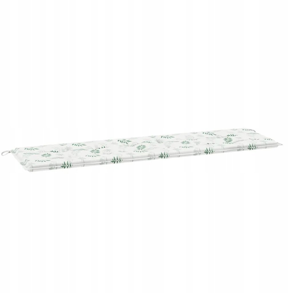 vidaXL Poduszka ogrodowa z liściastym wzorem - 180x50x4 cm, z materiału Oxford