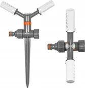 Inne akcesoria do nawadniania - Bradas WHITE LINE 2-ramienny zraszacz obrotowy na kolcu - blister - miniaturka - grafika 1